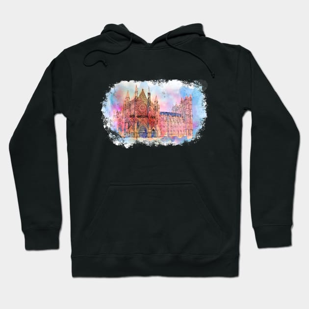 Westminster Abbey Hoodie by Amanda Jane